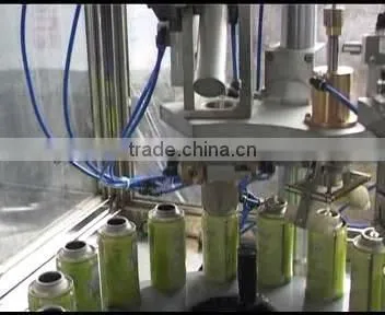 spray paint filling machine