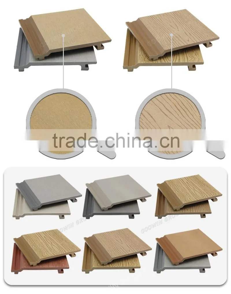 Wood plastic composite decorative wall panel board