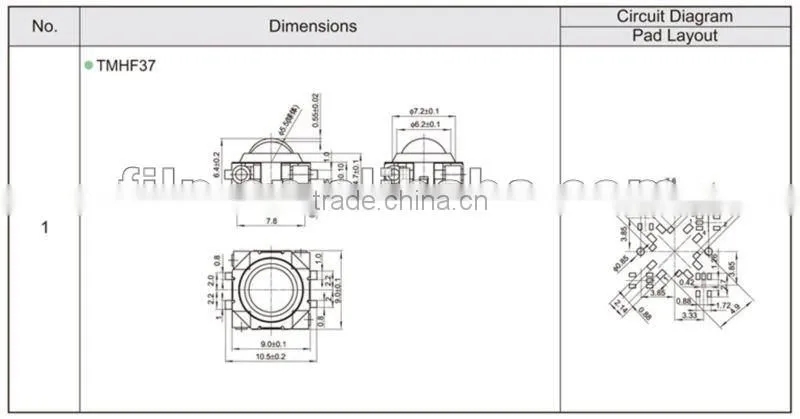 FTMHF37 360 degree rotation funcation remote control touch switch