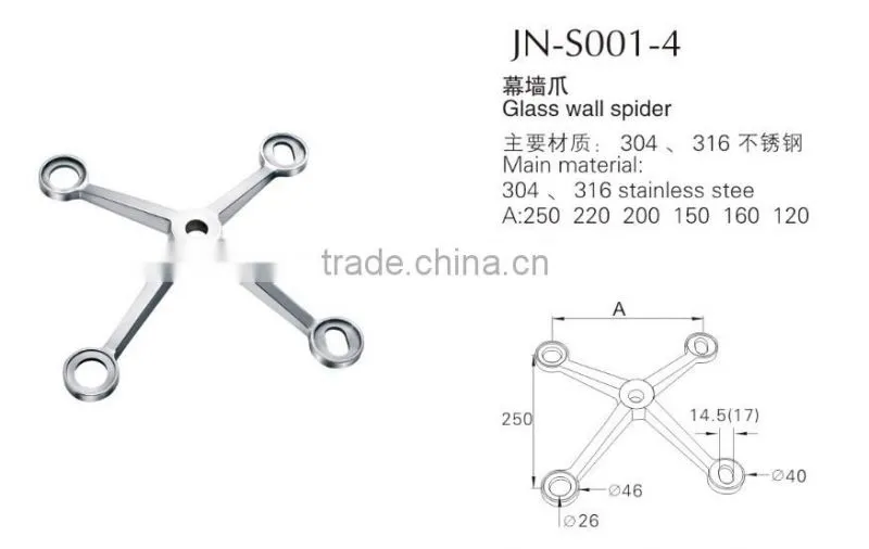 steel spider claw/spider claw/stainless steel spiders claw