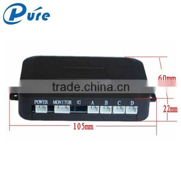 LED numeral and color display car parking sensor assist system without reverse camera with 4 sensors