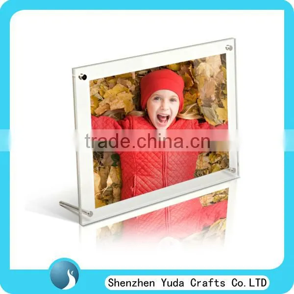 elegant design personalized photo display holder acrylic paper photo frames wholesale