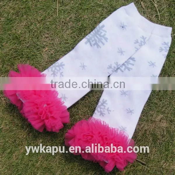 Hot sale fashion christmas baby leg warmers for baby