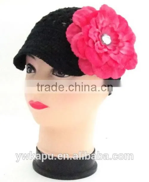 Multi colors crochet hat,custom newsboy cap
