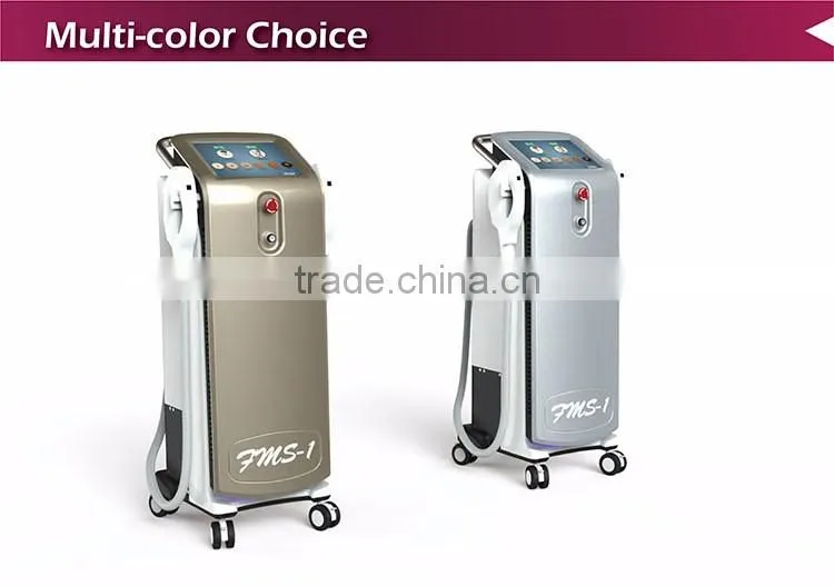 Professional 2016 newest Minimalism HR SR two probe stainless head ipl hair removal machine