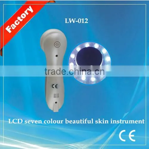 LCD Seven color beautiful skin machine lw-012