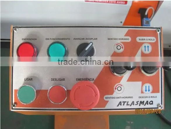 3 roller asymmetric plate rolling machine (W11F-3x1000)