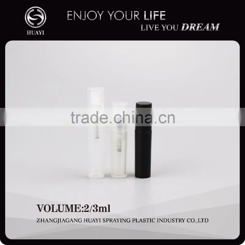 Mini plastic cosmetic 3ml perfume bottle