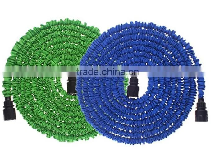expandable garden hose / magic hose / latex hose with spray gun 25ft 50ft 75ft 100ft