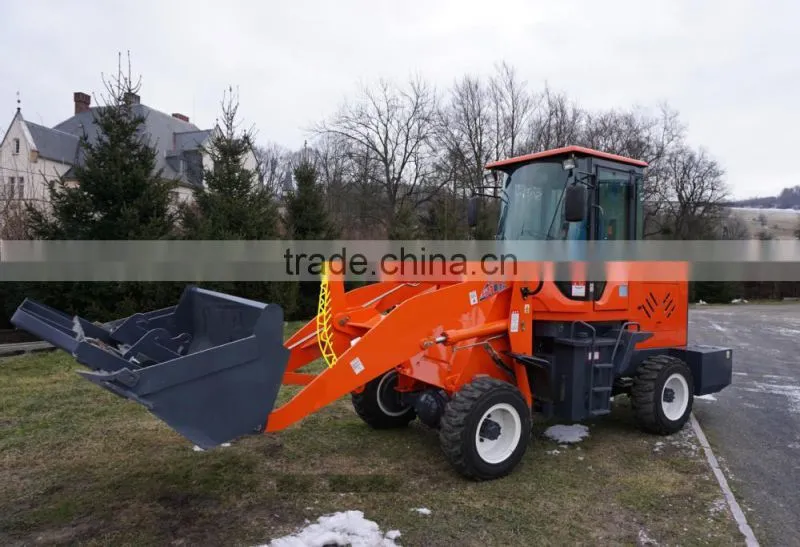 1500kg front end loader compact loader with Xinchai 498 Euro 3 engine