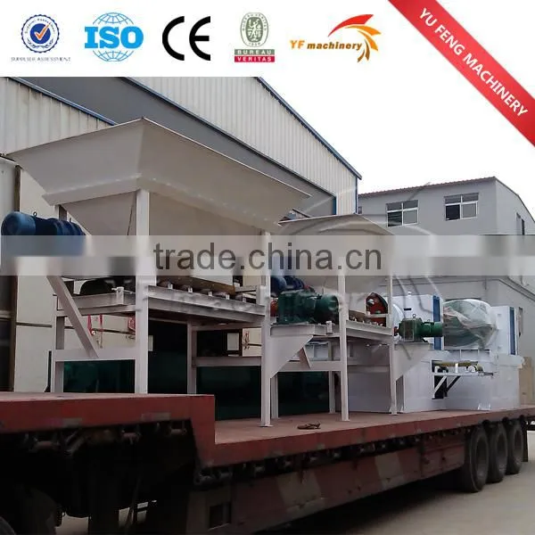 Wood briquette machine