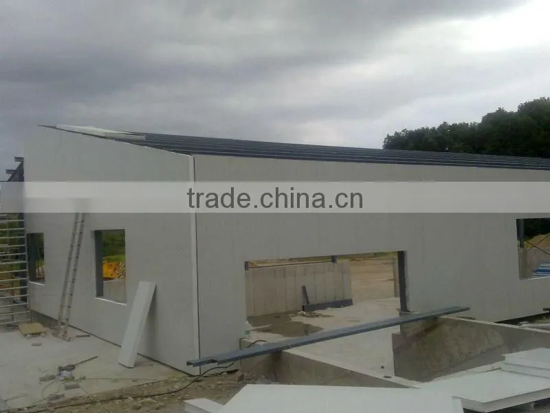 Professional design light steel structure wide span steel structure house