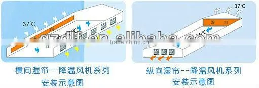DLF 7090/5090 industrail poultry cooling pad