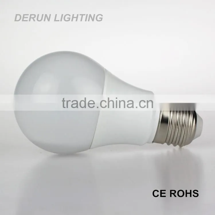 G60 720lm 9w equal to 70w E27 pear shaped SMD 2835 bulb lamp with ERP standard