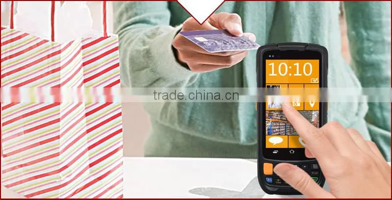 IP65 4G LET wifi nfc GPS 1D 2D barcode scanner rugged android pda