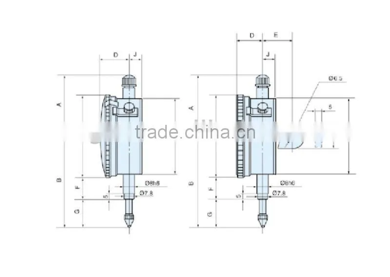 0-25mm /0-30mm Metric Dial Indicators