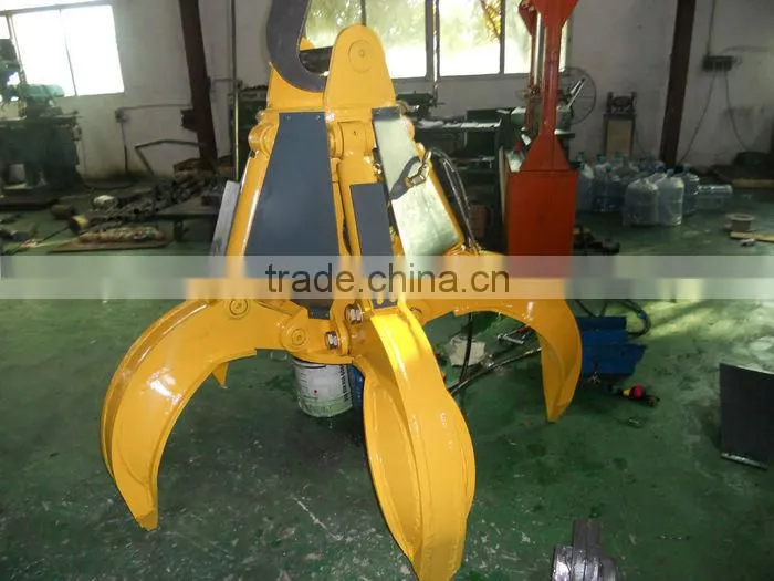 Hydraulic Orange Peel Grab For Excavator