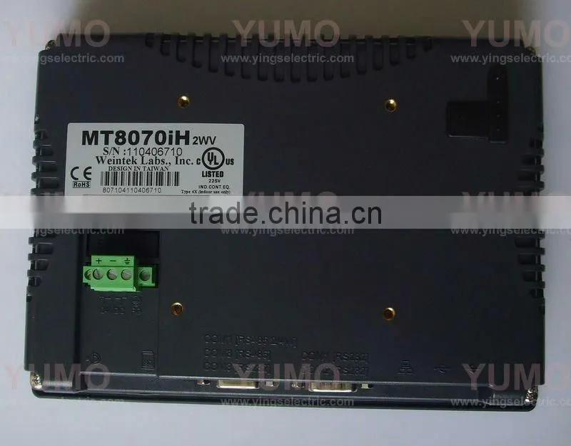 High quality HMI (Human machine interface)7" TFT LCD touch screen MT8070iH with ethernet port