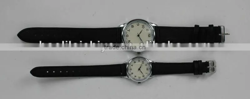 Cheapest special lover's crocodile man-made leather wathces for business gift
