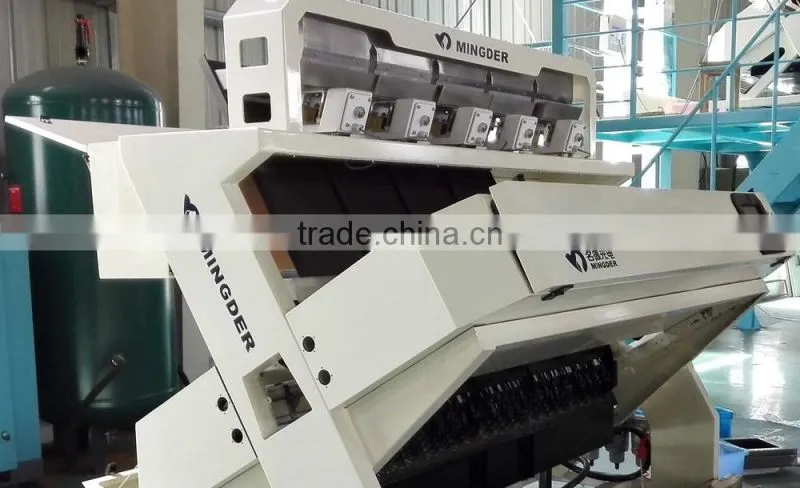 6 Chutes 384 Channels Rice Color Sorter Machine in China