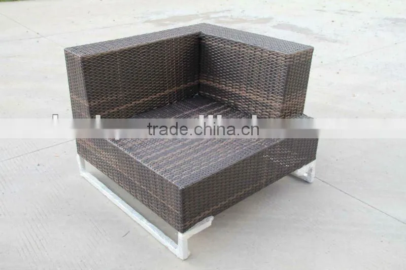 Garden wicker sofa