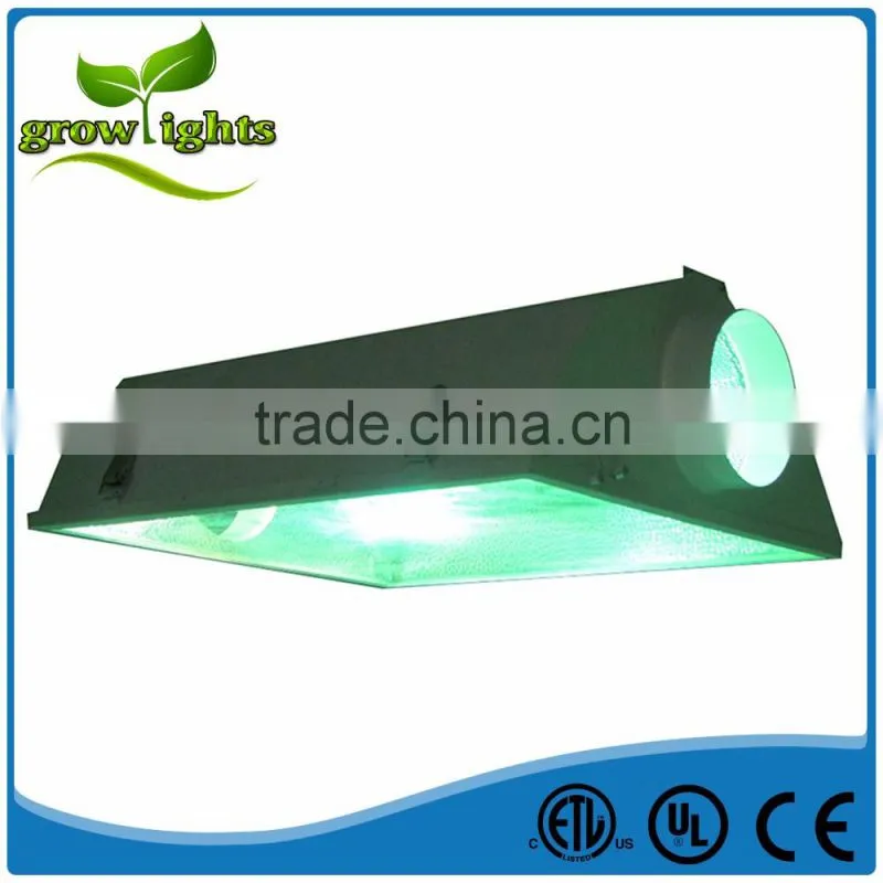 Aluminum Grow light reflector with 6" ventilator scoop