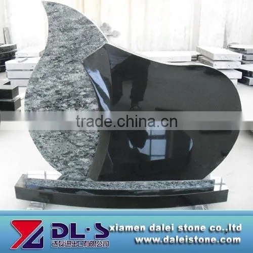 black granite headstones