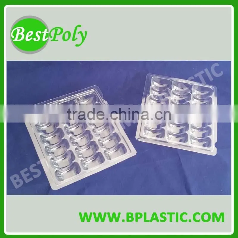 Hot sale!!! Plastic 18pc macaron tray packaging for sale