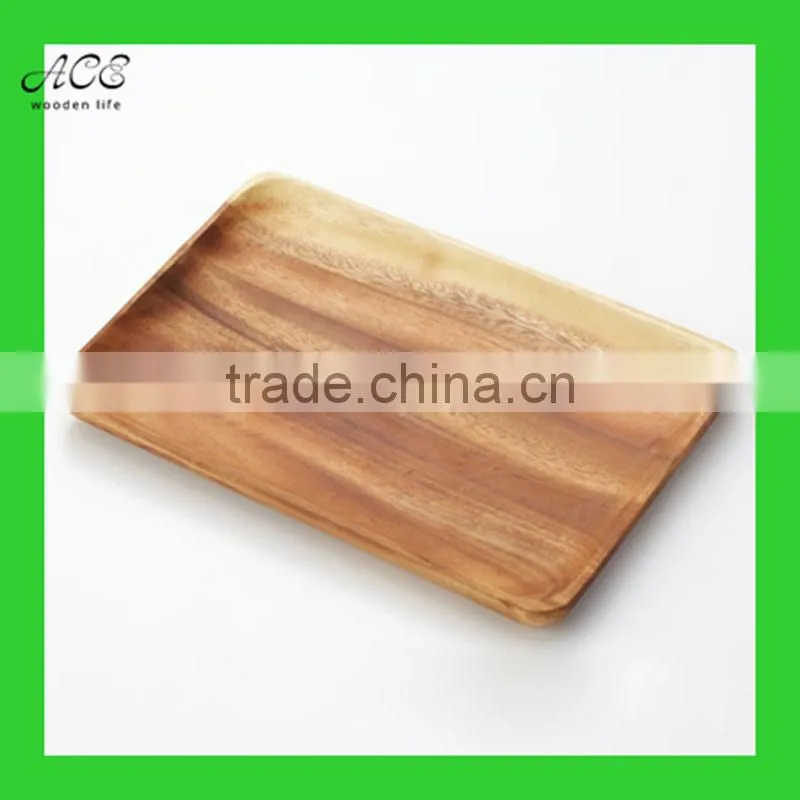 Custom acacia tray Acacia wood plate