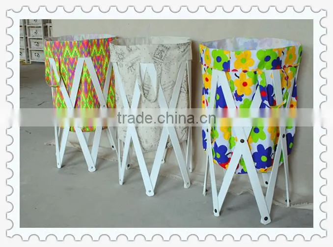 2014 Cheap new design foldable laundry basket for household use wholesale