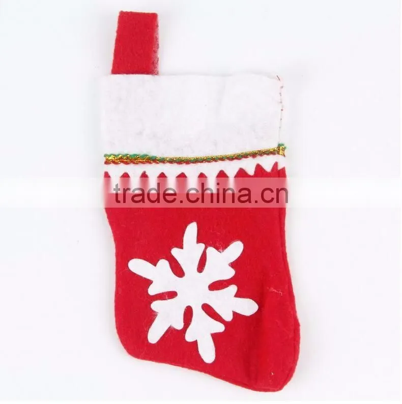 Christmas non-woven fabrics little socks Christmas socks pendant The Christmas tree decorations pendant