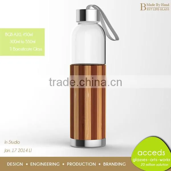 Customized Shap 300Ml Juice Glass Bottle with cap