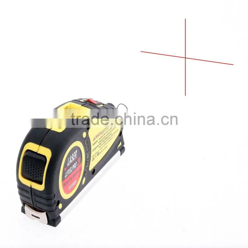 Laser Spirit Level with Measure Tape 18 / 5.5m Foot