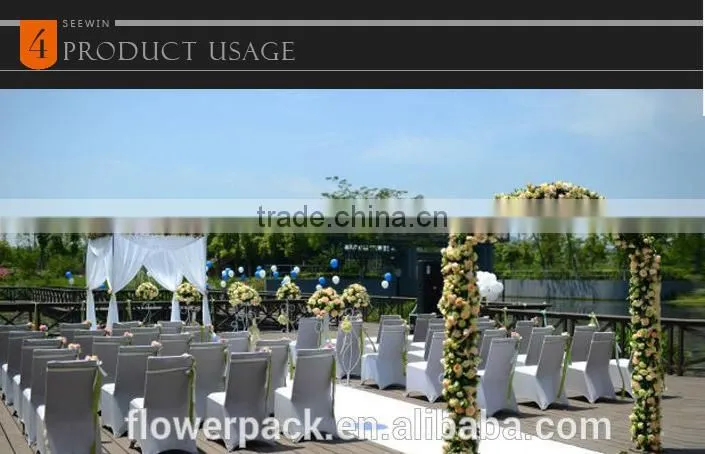 white polyester table cloth for wedding or hotle use