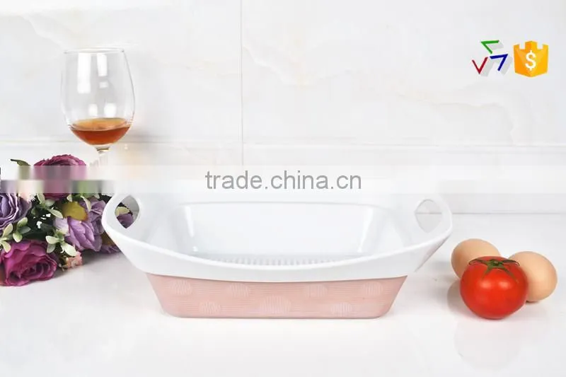 11.5" Square ceramic baking dish