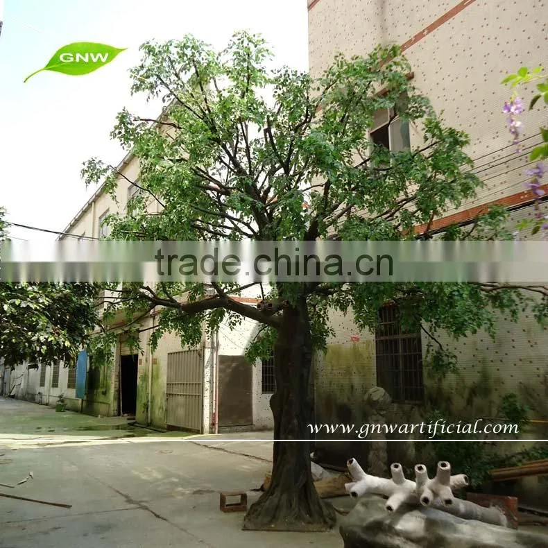 GNW BTR055 fake artificial plastic green banyan trees for wedding decoration