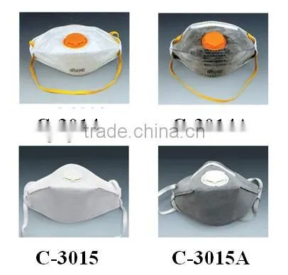 high quality plastic-shelled filter disc dust mask
