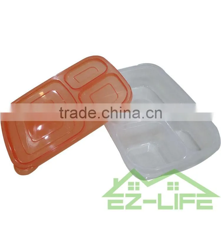 Best plastic disposable compartment cleakproof heap Plastic Lunch Box with lock
