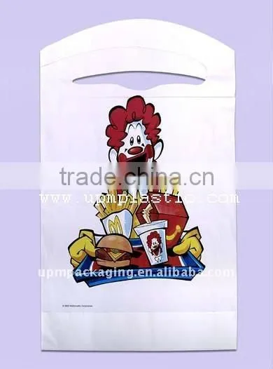 Degradable Plastic baby bibs with printing