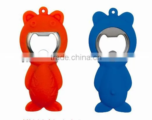 Novelty and funny Mini silicone opener / gift bottle opener
