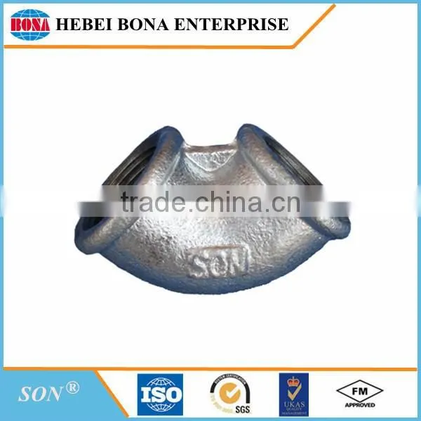 Galvanized malleable iron pipe fitting elbow with competitive price
