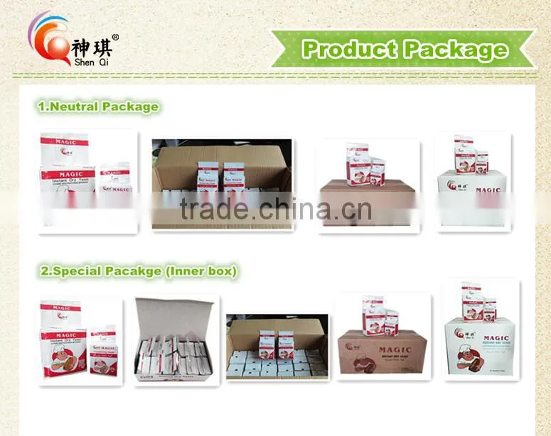Magic brand INSTANT DRY YEAST 125 gr