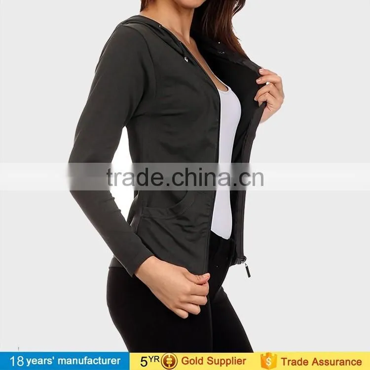 Women Autumn Sweater Thicken Embossed Print Pullovers Zipper Hoodie Moleton Coat