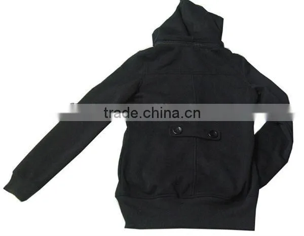 027# cheap plain hoodie woman jacket stock lot