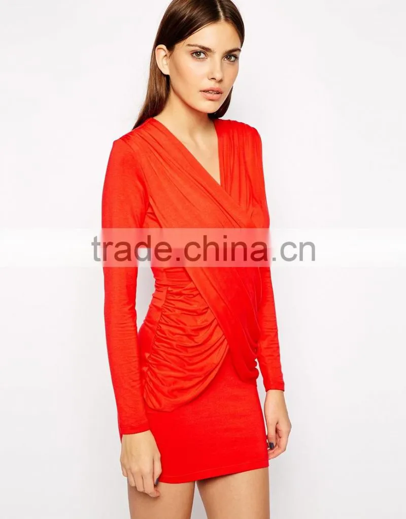 Rohan Wrap and Twist Mini Dress