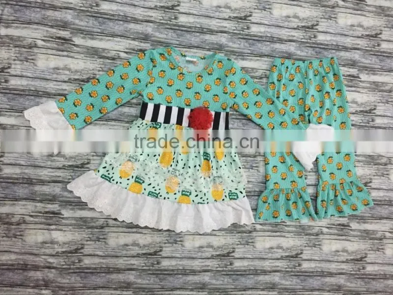 Toddler girl boutique outfits kids winter 2017 clothing sets kid clothes