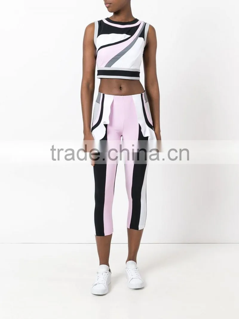 2017 new style custom made sexy Seamless Stretch Yoga sport bra ladies fashion cropped top