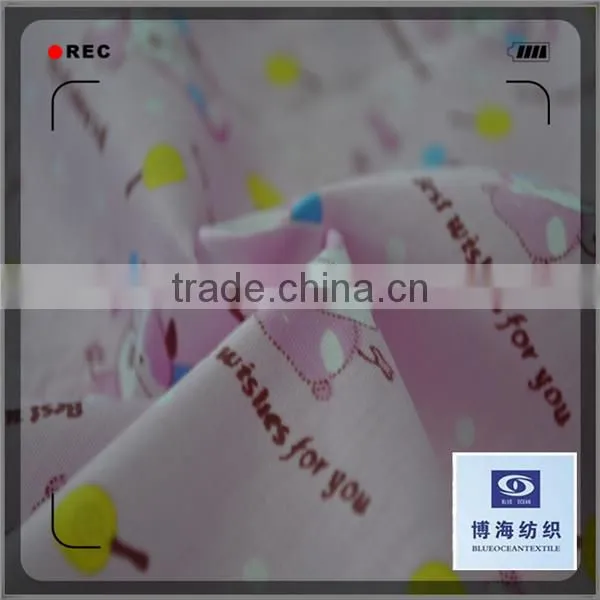 dyed ground print cotton/polyester fabric cvc 60/40