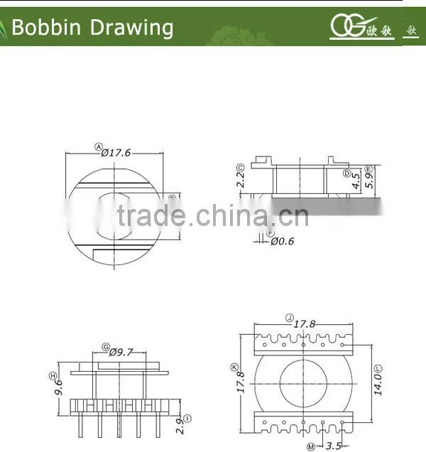 ER2510 rosh er2510 transformer bobbin