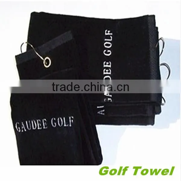 100% cotton terry velour golf towels